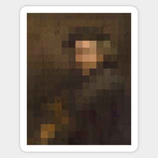 pixel rembrandt Sticker